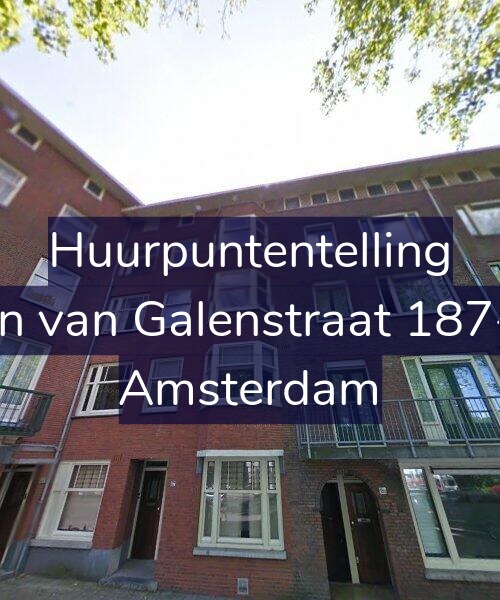 Foto gevel Huurpuntentelling voor Jan van Galenstraat 187-1, Amsterdam