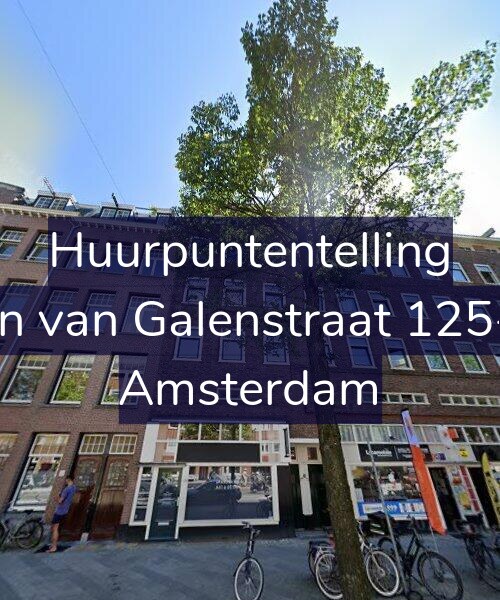 Foto gevel Huurpuntentelling voor Jan van Galenstraat 125-2, Amsterdam