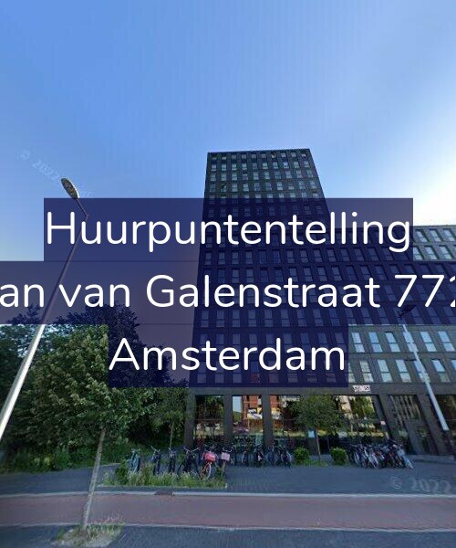Foto gevel Huurpuntentelling voor Jan van Galenstraat 772, Amsterdam