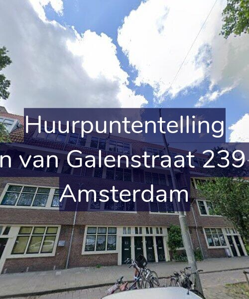 Foto gevel Huurpuntentelling voor Jan van Galenstraat 239-2, Amsterdam