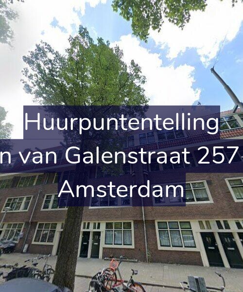 Foto gevel Huurpuntentelling voor Jan van Galenstraat 257-2, Amsterdam