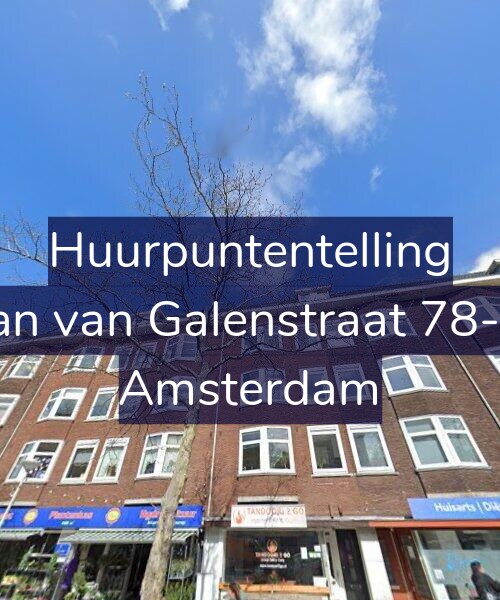 Foto gevel Huurpuntentelling voor Jan van Galenstraat 78-2, Amsterdam