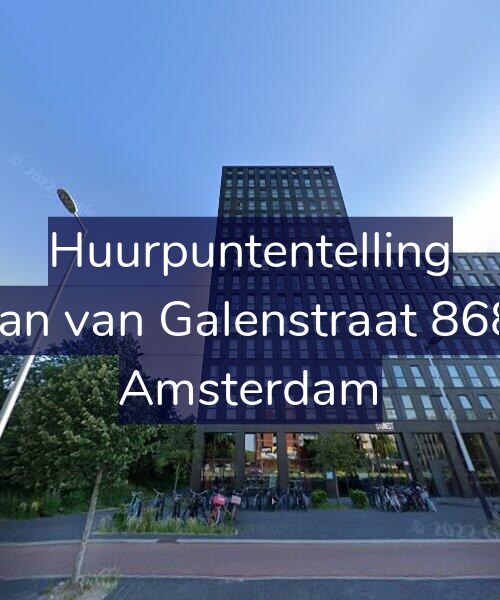 Foto gevel Huurpuntentelling voor Jan van Galenstraat 868, Amsterdam