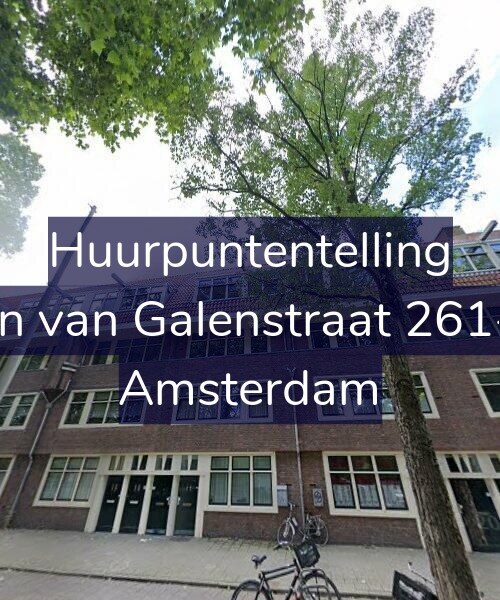 Foto gevel Huurpuntentelling voor Jan van Galenstraat 261-2, Amsterdam