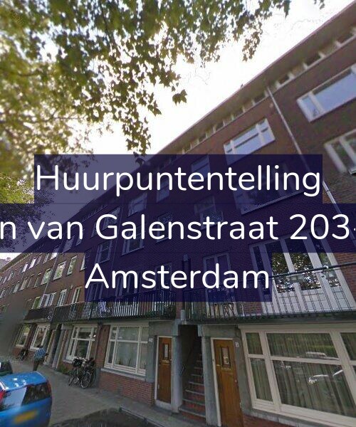 Foto gevel Huurpuntentelling voor Jan van Galenstraat 203-3, Amsterdam