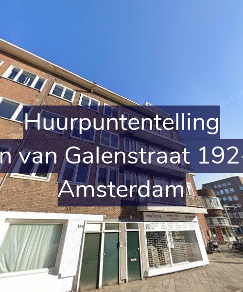 Foto gevel Huurpuntentelling voor Jan van Galenstraat 192-3, Amsterdam