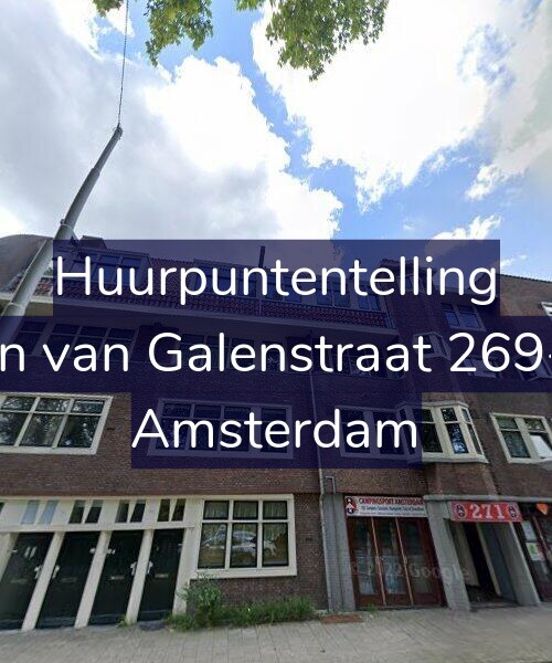 Foto gevel Huurpuntentelling voor Jan van Galenstraat 269-3, Amsterdam