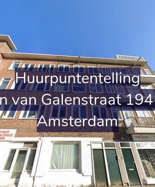Foto gevel Huurpuntentelling voor Jan van Galenstraat 194-2, Amsterdam