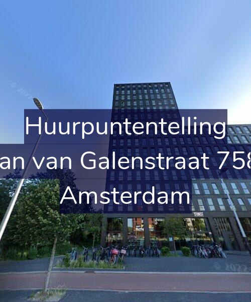 Foto gevel Huurpuntentelling voor Jan van Galenstraat 758, Amsterdam