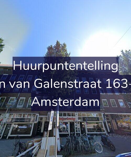 Foto gevel Huurpuntentelling voor Jan van Galenstraat 163-H, Amsterdam