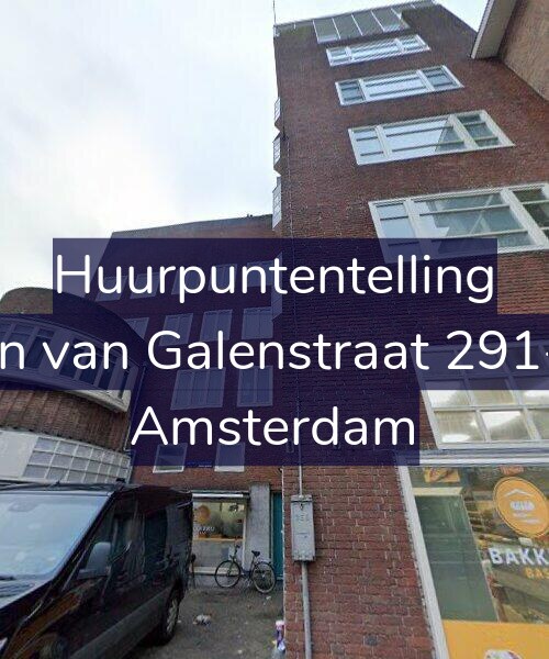 Foto gevel Huurpuntentelling voor Jan van Galenstraat 291-3, Amsterdam