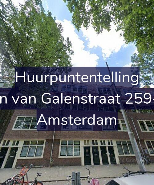 Foto gevel Huurpuntentelling voor Jan van Galenstraat 259-3, Amsterdam