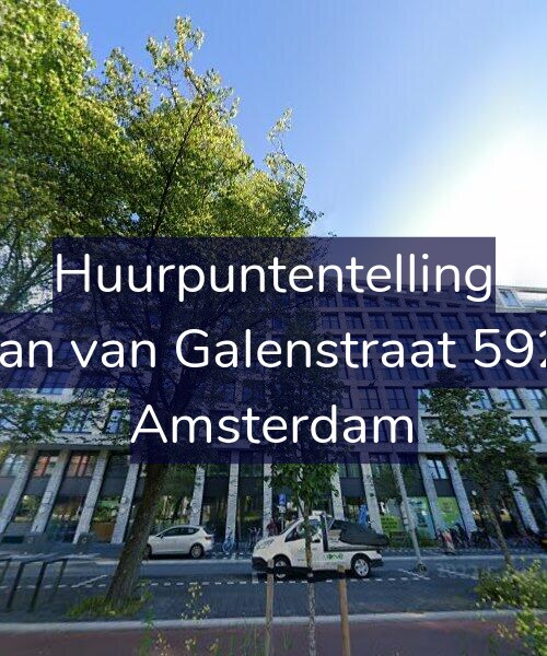 Foto gevel Huurpuntentelling voor Jan van Galenstraat 592, Amsterdam