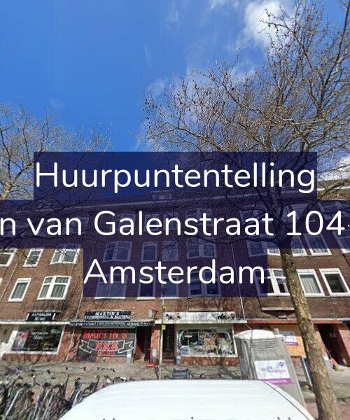 Foto gevel Huurpuntentelling voor Jan van Galenstraat 104-3, Amsterdam
