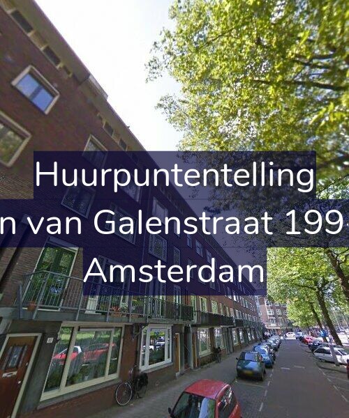Foto gevel Huurpuntentelling voor Jan van Galenstraat 199-2, Amsterdam