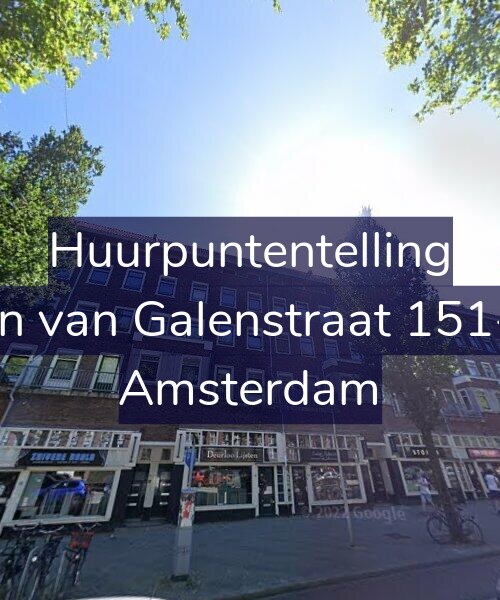 Foto gevel Huurpuntentelling voor Jan van Galenstraat 151-2, Amsterdam