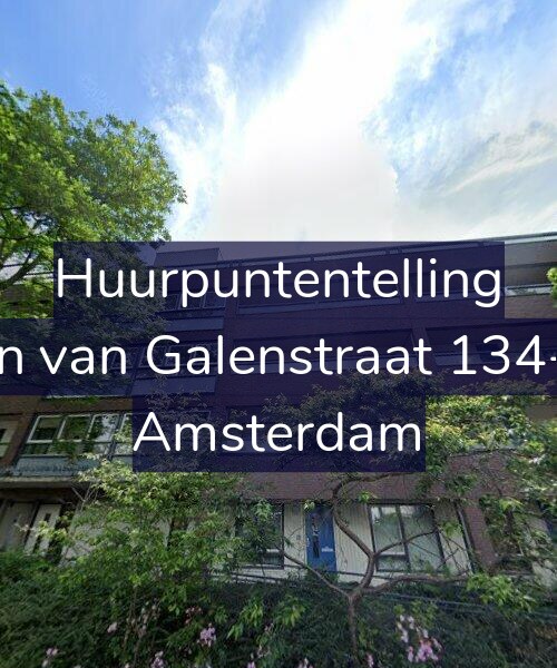 Foto gevel Huurpuntentelling voor Jan van Galenstraat 134-D, Amsterdam