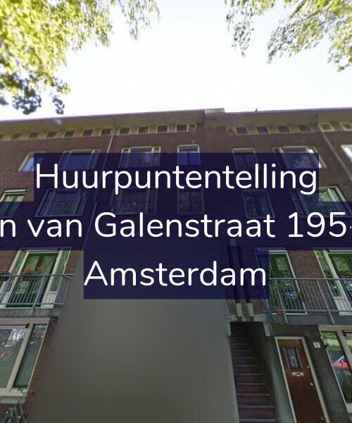 Foto gevel Huurpuntentelling voor Jan van Galenstraat 195-3, Amsterdam