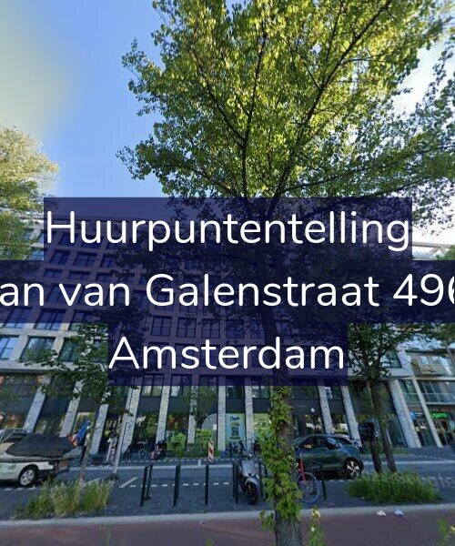 Foto gevel Huurpuntentelling voor Jan van Galenstraat 496, Amsterdam
