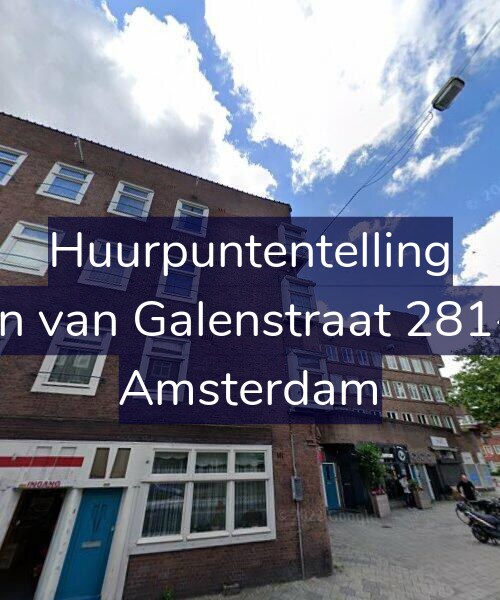 Foto gevel Huurpuntentelling voor Jan van Galenstraat 281-2, Amsterdam