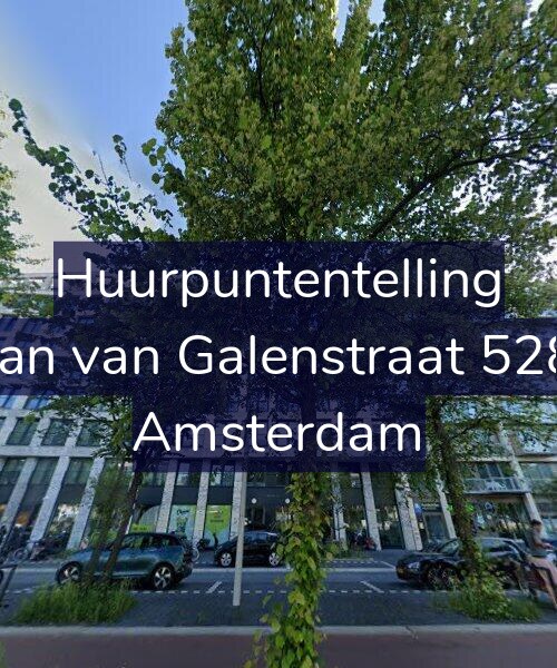 Foto gevel Huurpuntentelling voor Jan van Galenstraat 528, Amsterdam