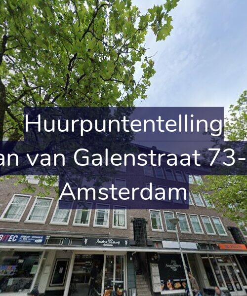 Foto gevel Huurpuntentelling voor Jan van Galenstraat 73-2, Amsterdam