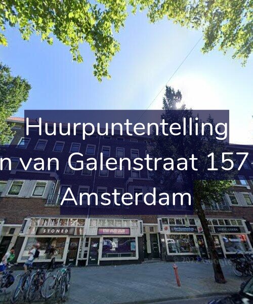 Foto gevel Huurpuntentelling voor Jan van Galenstraat 157-1, Amsterdam