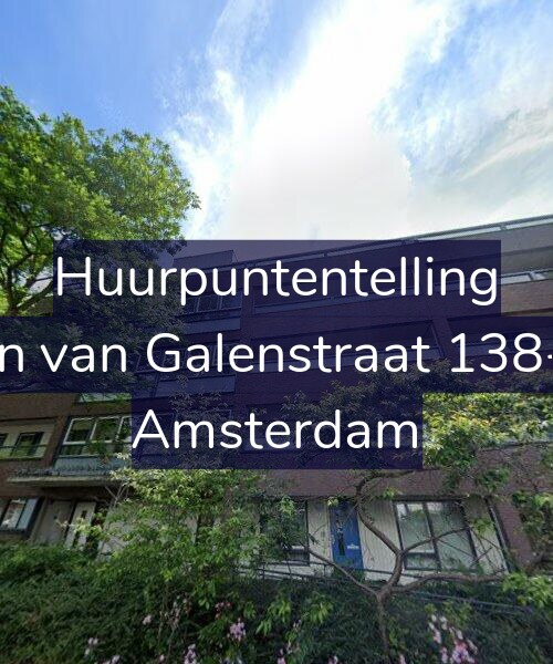 Foto gevel Huurpuntentelling voor Jan van Galenstraat 138-C, Amsterdam