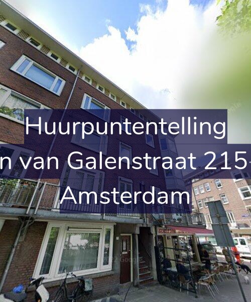 Foto gevel Huurpuntentelling voor Jan van Galenstraat 215-2, Amsterdam