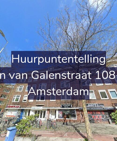 Foto gevel Huurpuntentelling voor Jan van Galenstraat 108-3, Amsterdam