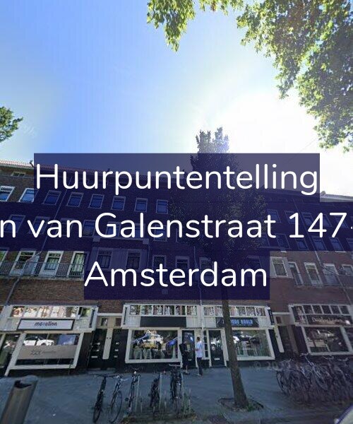 Foto gevel Huurpuntentelling voor Jan van Galenstraat 147-1, Amsterdam