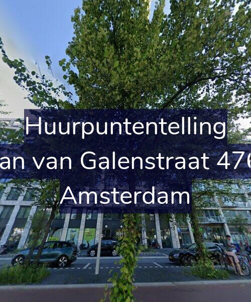 Foto gevel Huurpuntentelling voor Jan van Galenstraat 476, Amsterdam