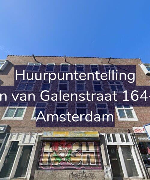 Foto gevel Huurpuntentelling voor Jan van Galenstraat 164-3, Amsterdam