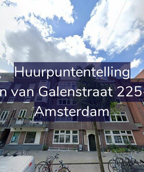 Foto gevel Huurpuntentelling voor Jan van Galenstraat 225-1, Amsterdam