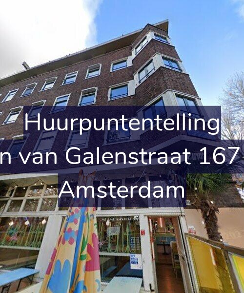 Foto gevel Huurpuntentelling voor Jan van Galenstraat 167-1, Amsterdam