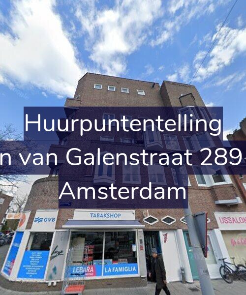 Foto gevel Huurpuntentelling voor Jan van Galenstraat 289-1, Amsterdam