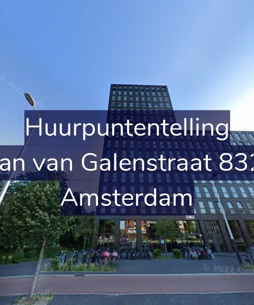 Foto gevel Huurpuntentelling voor Jan van Galenstraat 832, Amsterdam