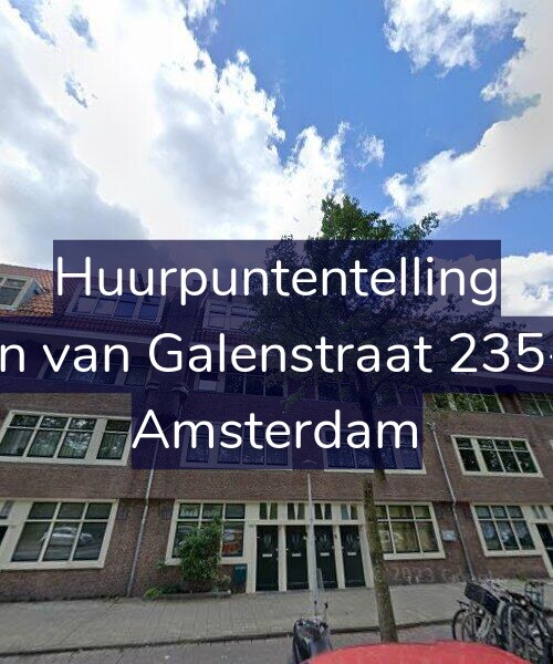 Foto gevel Huurpuntentelling voor Jan van Galenstraat 235-1, Amsterdam