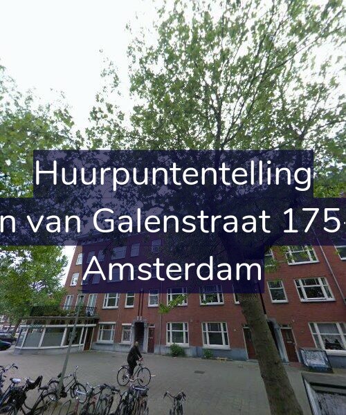 Foto gevel Huurpuntentelling voor Jan van Galenstraat 175-3, Amsterdam