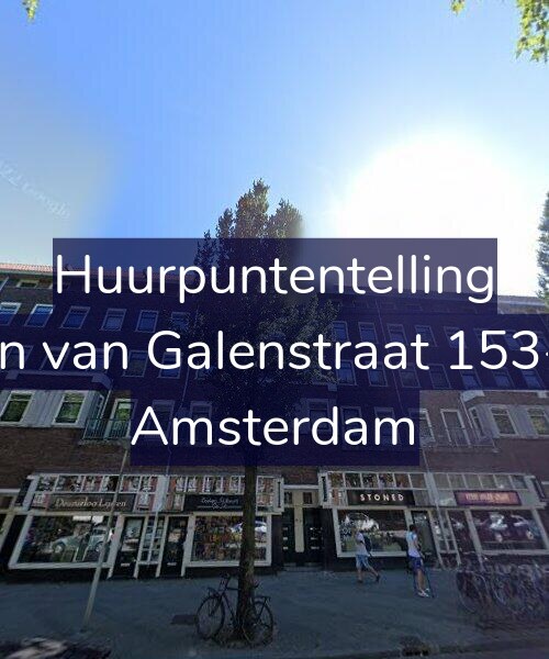 Foto gevel Huurpuntentelling voor Jan van Galenstraat 153-3, Amsterdam
