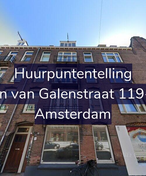 Foto gevel Huurpuntentelling voor Jan van Galenstraat 119-3, Amsterdam