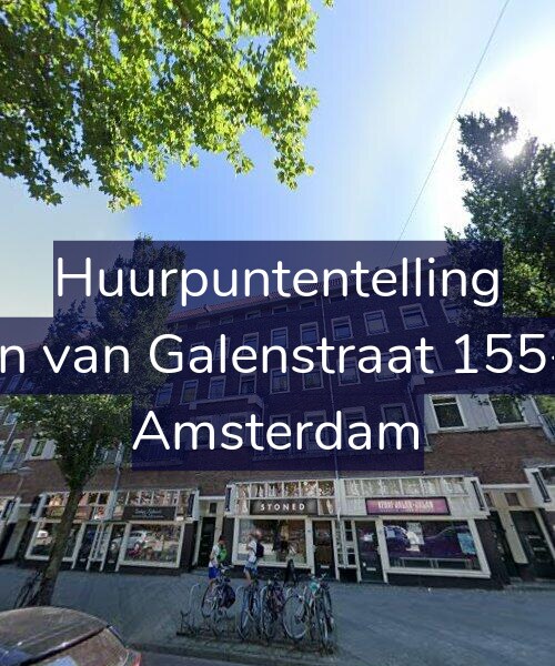 Foto gevel Huurpuntentelling voor Jan van Galenstraat 155-2, Amsterdam