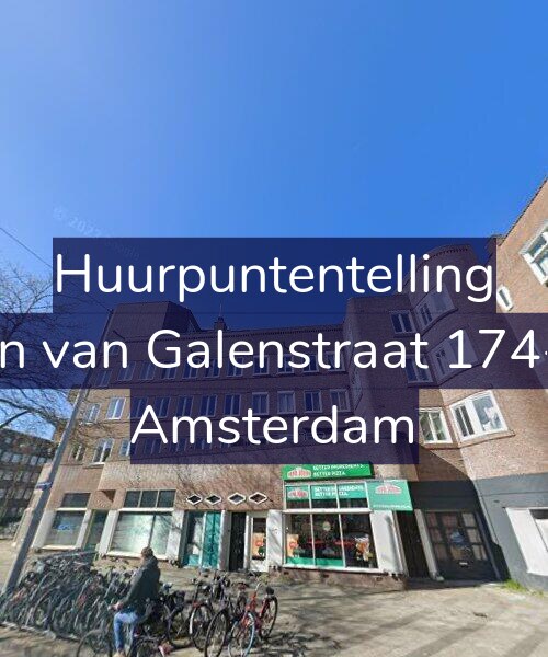 Foto gevel Huurpuntentelling voor Jan van Galenstraat 174-2, Amsterdam