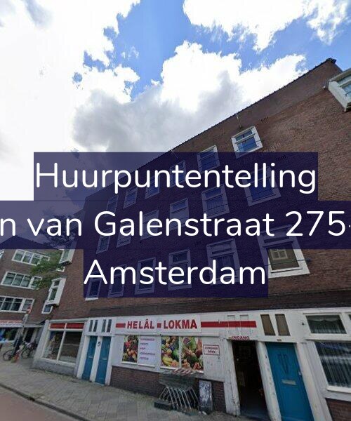 Foto gevel Huurpuntentelling voor Jan van Galenstraat 275-1, Amsterdam