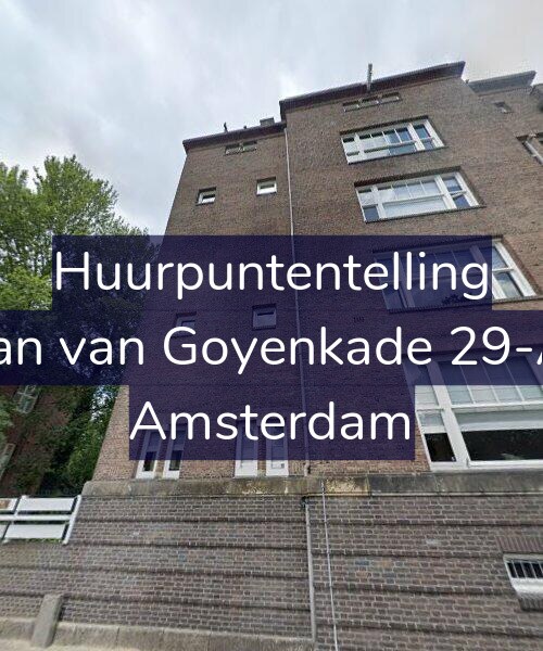 Foto gevel Huurpuntentelling voor Jan van Goyenkade 29-A, Amsterdam