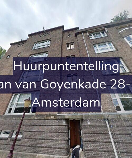 Foto gevel Huurpuntentelling voor Jan van Goyenkade 28-2, Amsterdam