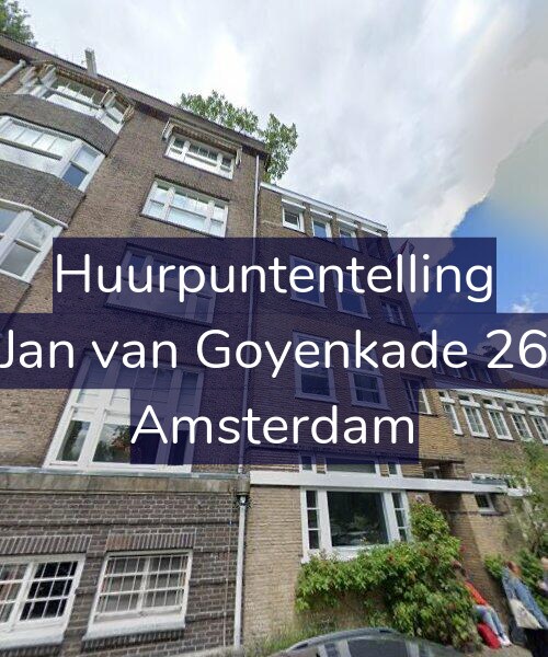 Foto gevel Huurpuntentelling voor Jan van Goyenkade 26, Amsterdam