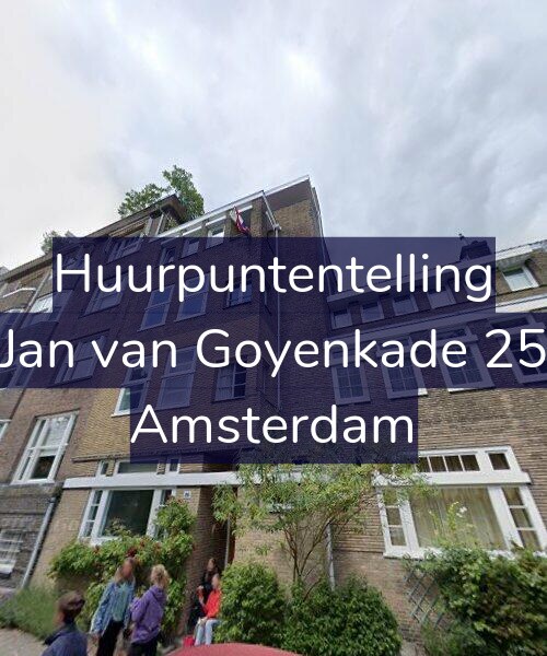 Foto gevel Huurpuntentelling voor Jan van Goyenkade 25, Amsterdam