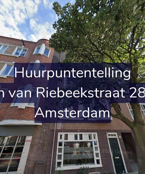 Foto gevel Huurpuntentelling voor Jan van Riebeekstraat 28-1, Amsterdam