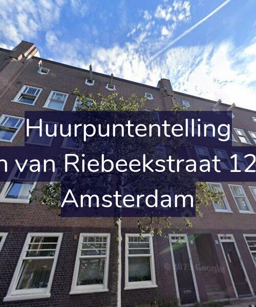 Foto gevel Huurpuntentelling voor Jan van Riebeekstraat 12-2, Amsterdam
